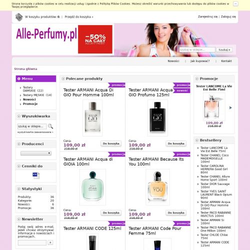 Perfumy sklep internetowy Wrocław