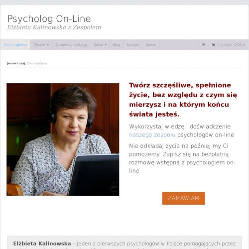 Terapia psychologiczna przez internet