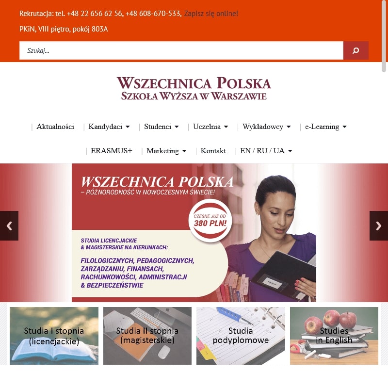 Studia dla cudzoziemców - Warszawa