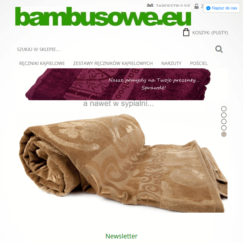 Ręczniki bambusowe komplety