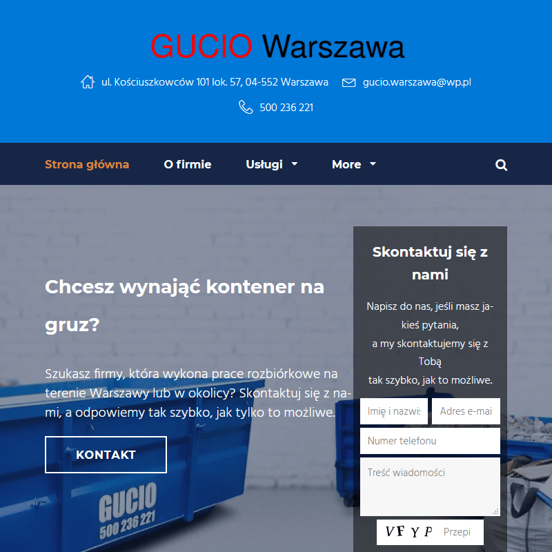 Wywóz śmieci Warszawa