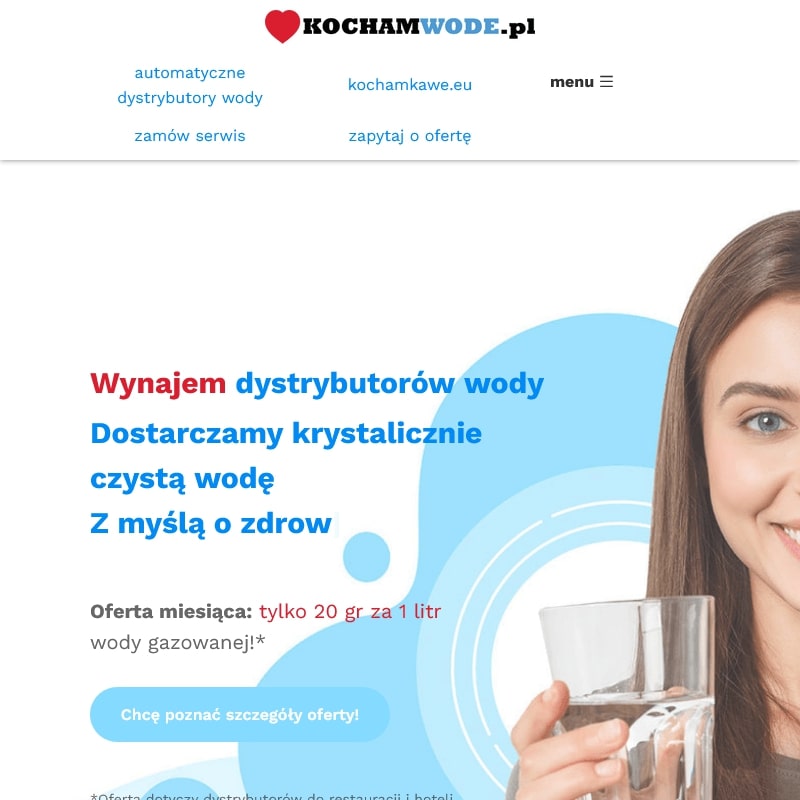 Dystrybutor wody gazowanej wynajem - Warszawa