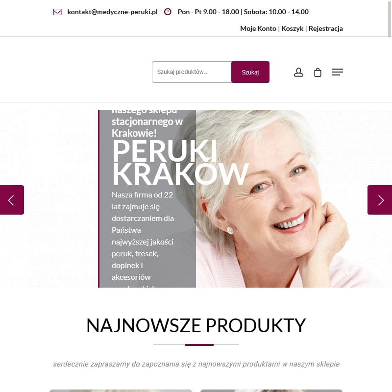 Peruki medyczne sklep online w Krakowie