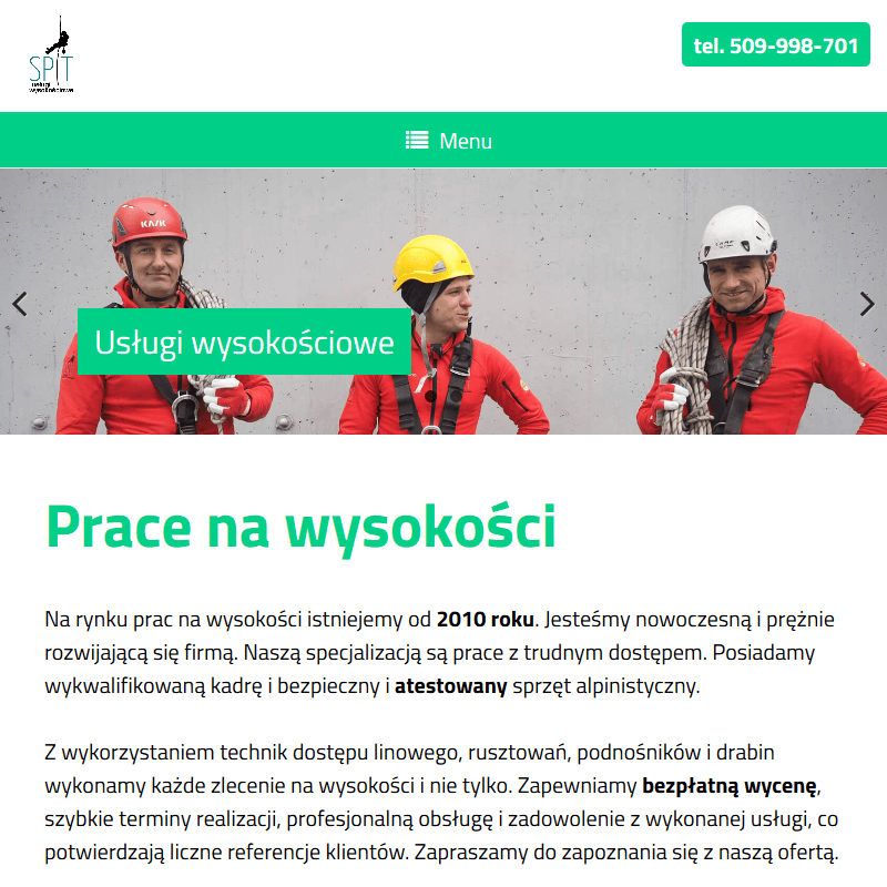 Kraków - usługi alpinistyczne