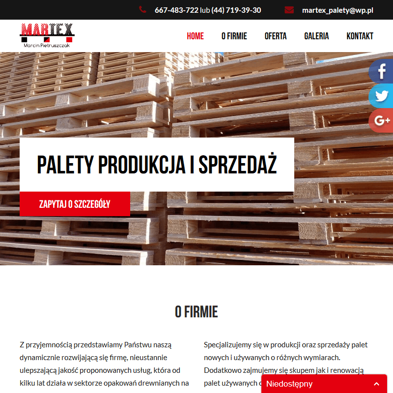 Producent palet opolskie - Wrocław