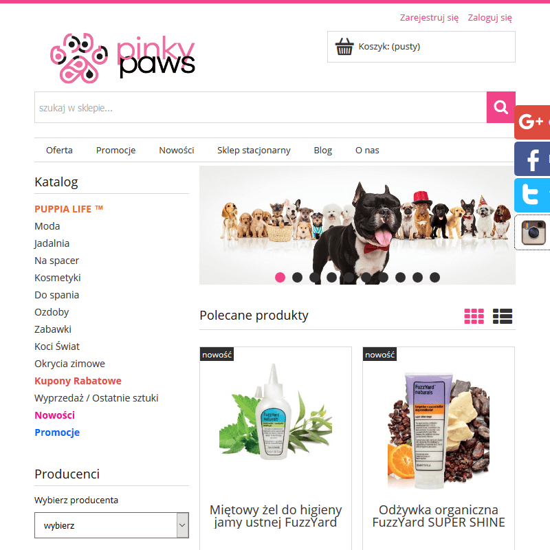 Warszawa - butik dla psa